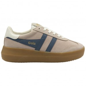 Gola Classics Athena Sneakers Lyserød Hvide Danmark | JTQP72890