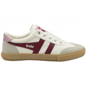 Gola Classics Badminton Plimsoll Sneakers Hvide Danmark | UGSO67159