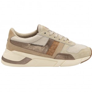 Gola Classics Eclipse Mode Sneakers Wheat Oat Bronze Danmark | GFCR78942