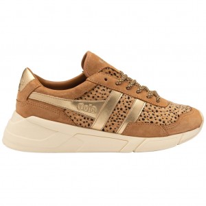 Gola Classics Eclipse Savanna Sneakers Guld Danmark | UVMA17084
