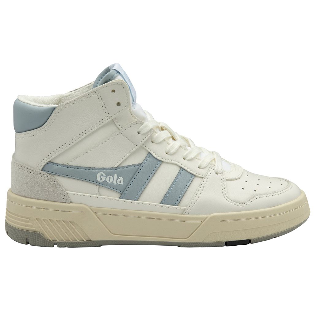 Gola Classics Allcourt High Sneakers Hvide Blå Danmark | FXVI86593
