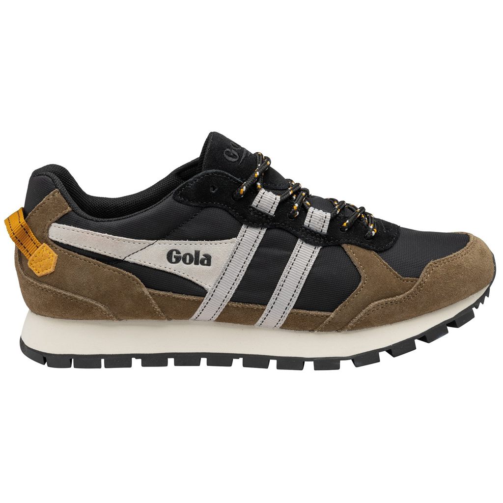 Gola Classics Altitude Sneakers Sort Khaki Hvide Danmark | KTQD29478