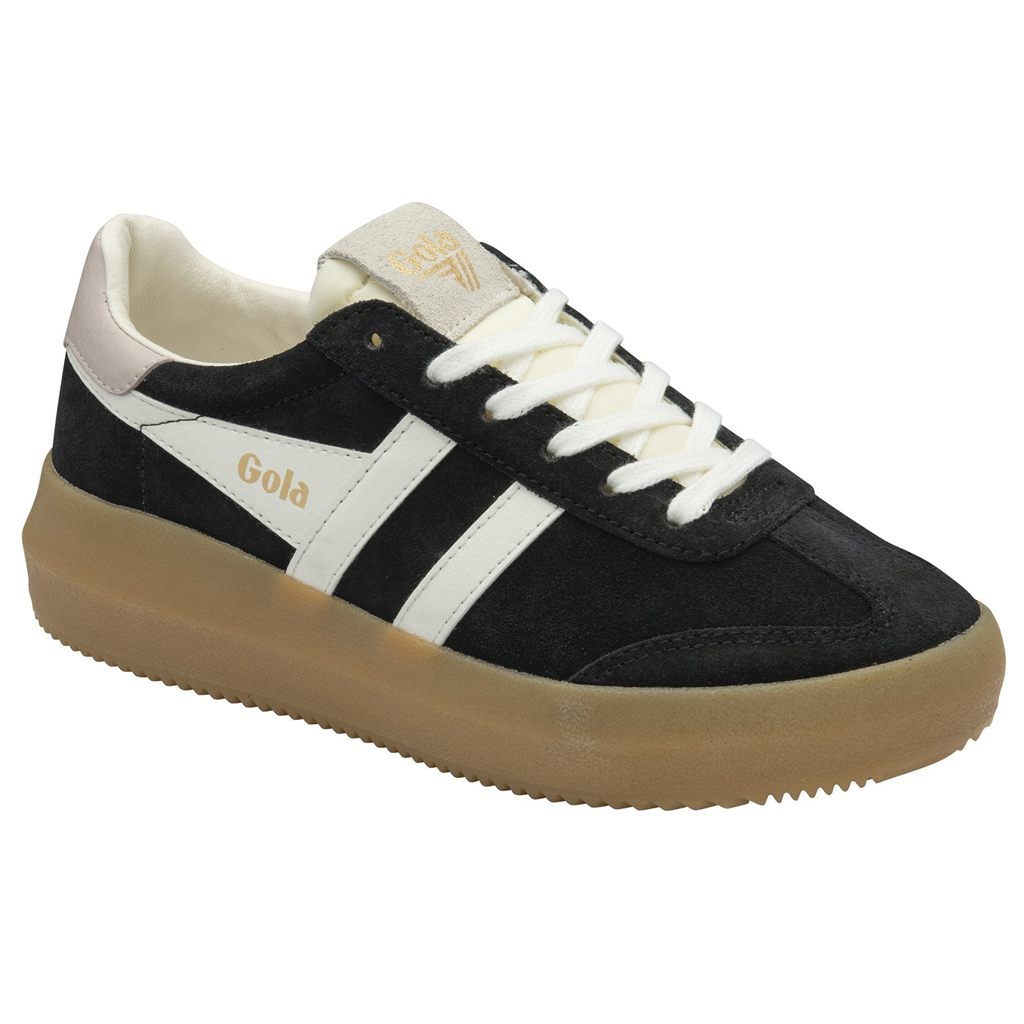 Gola Classics Athena Sneakers Sort Hvide Lyserød Danmark | JDMR15382