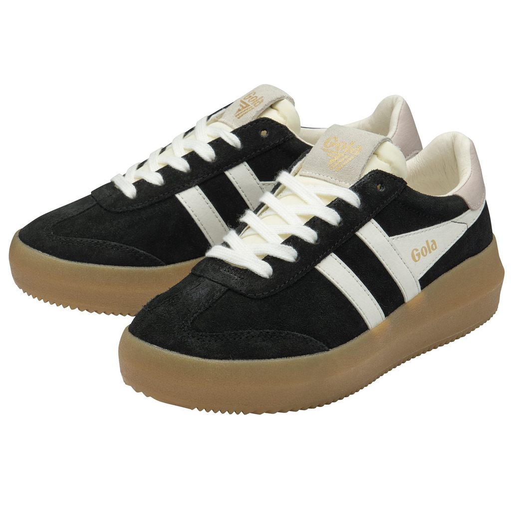 Gola Classics Athena Sneakers Sort Hvide Lyserød Danmark | JDMR15382