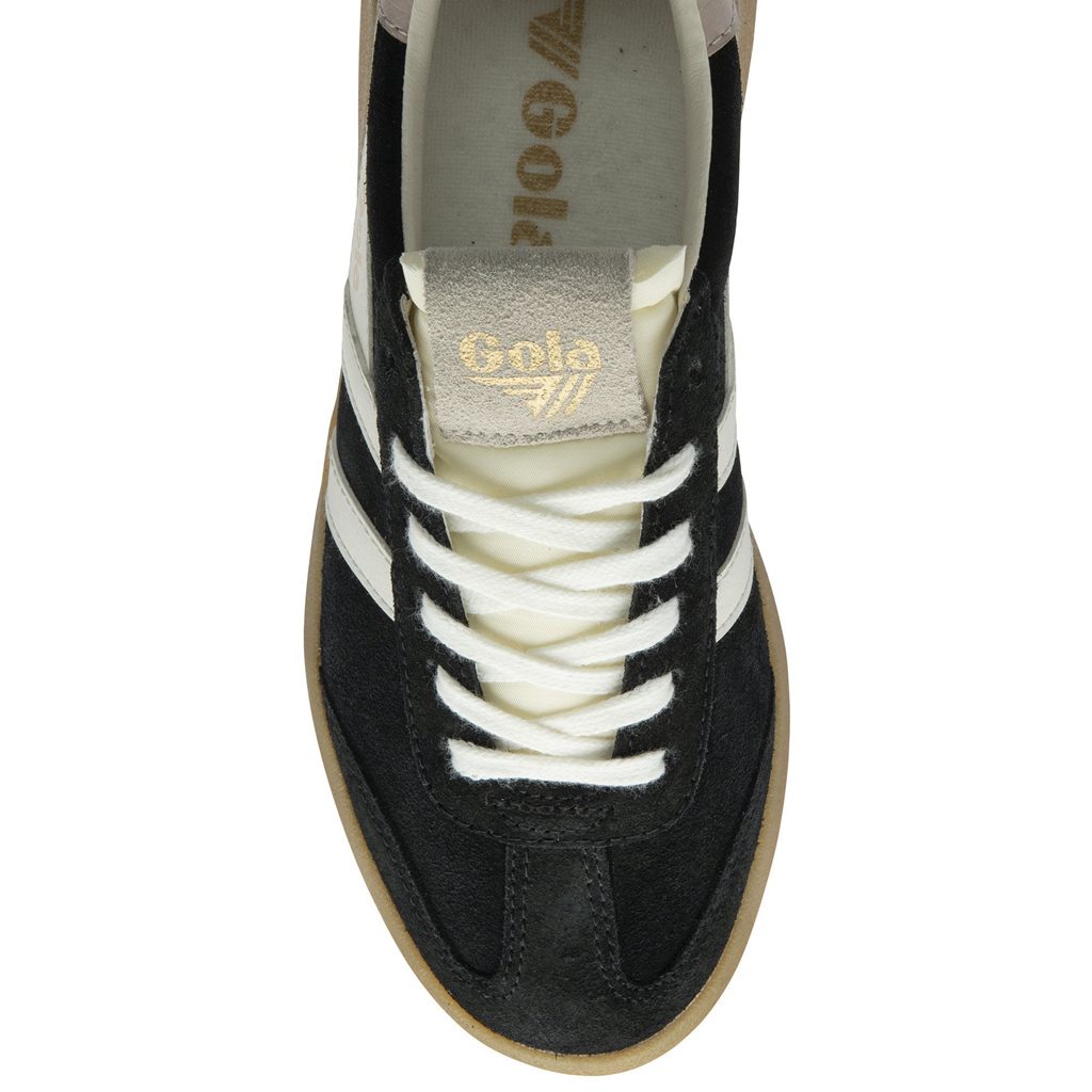 Gola Classics Athena Sneakers Sort Hvide Lyserød Danmark | JDMR15382
