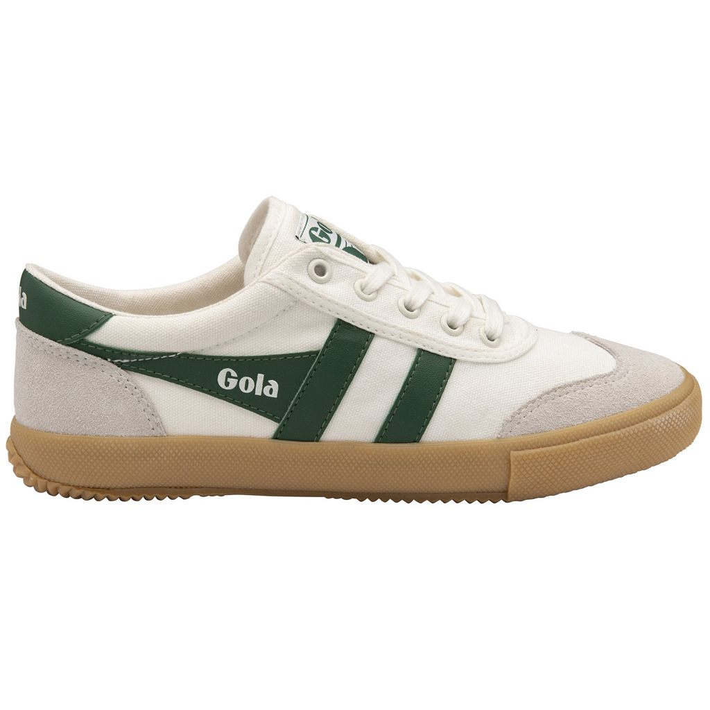 Gola Classics Badminton Plimsoll Sneakers Hvide Grøn Danmark | YKDB30859