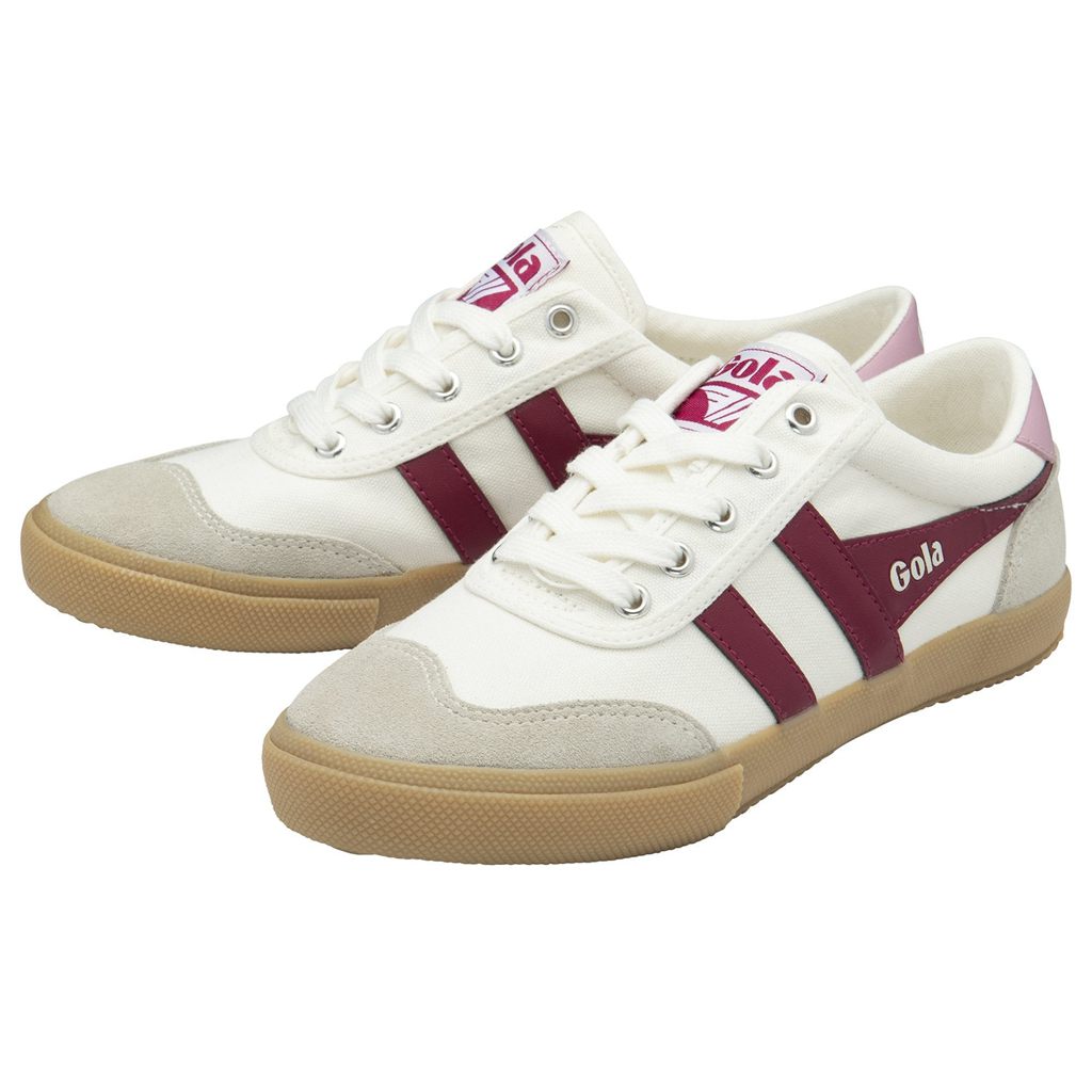 Gola Classics Badminton Plimsoll Sneakers Hvide Danmark | UGSO67159