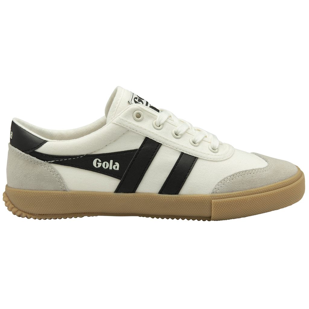 Gola Classics Badminton Plimsoll Sneakers Hvide Sort Danmark | RVKA10673