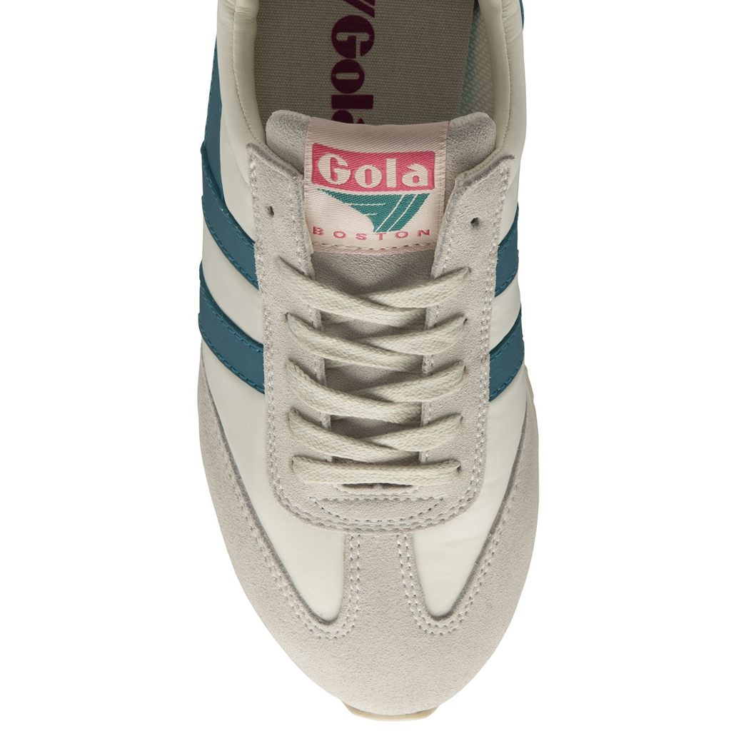 Gola Classics Boston '78 Sneakers Hvide Fuchsia Danmark | NDBT13059