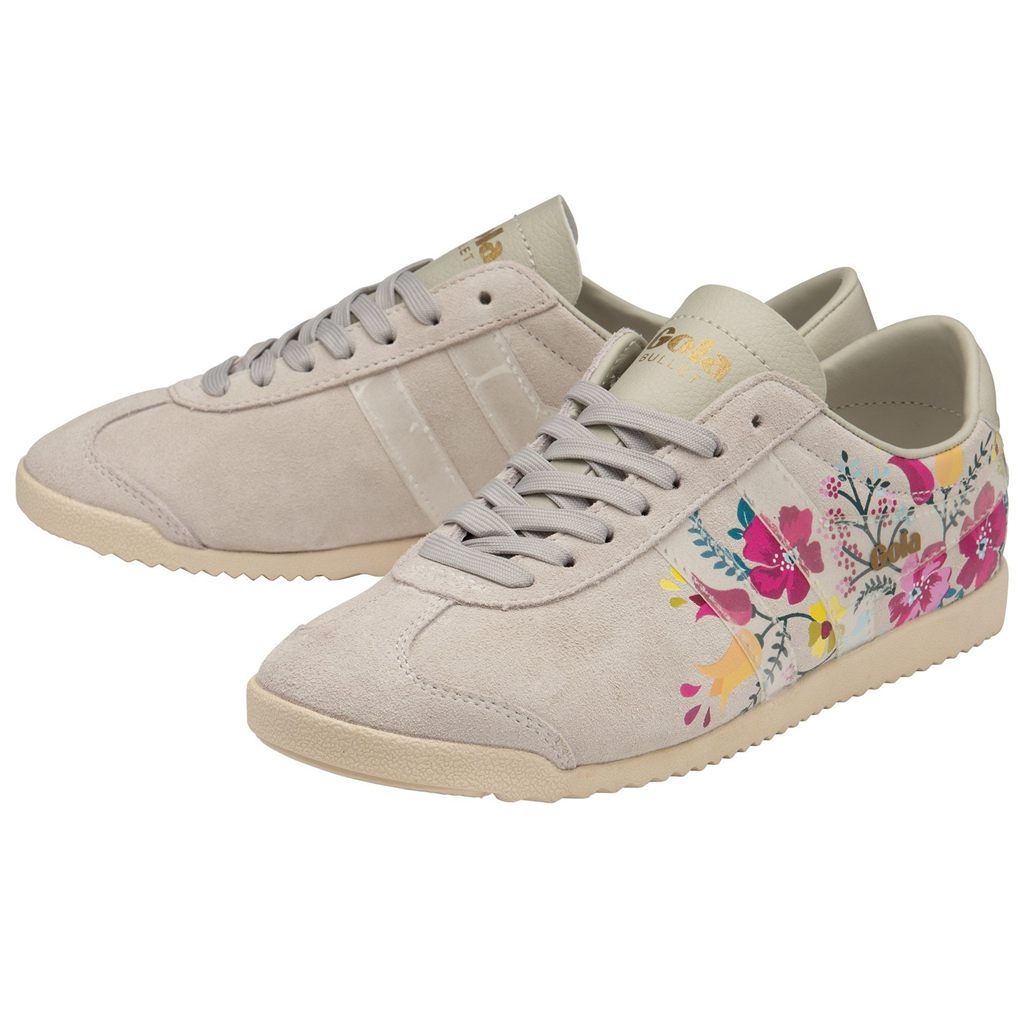 Gola Classics Bullet Floral Sneakers Hvide Danmark | VEKA91325