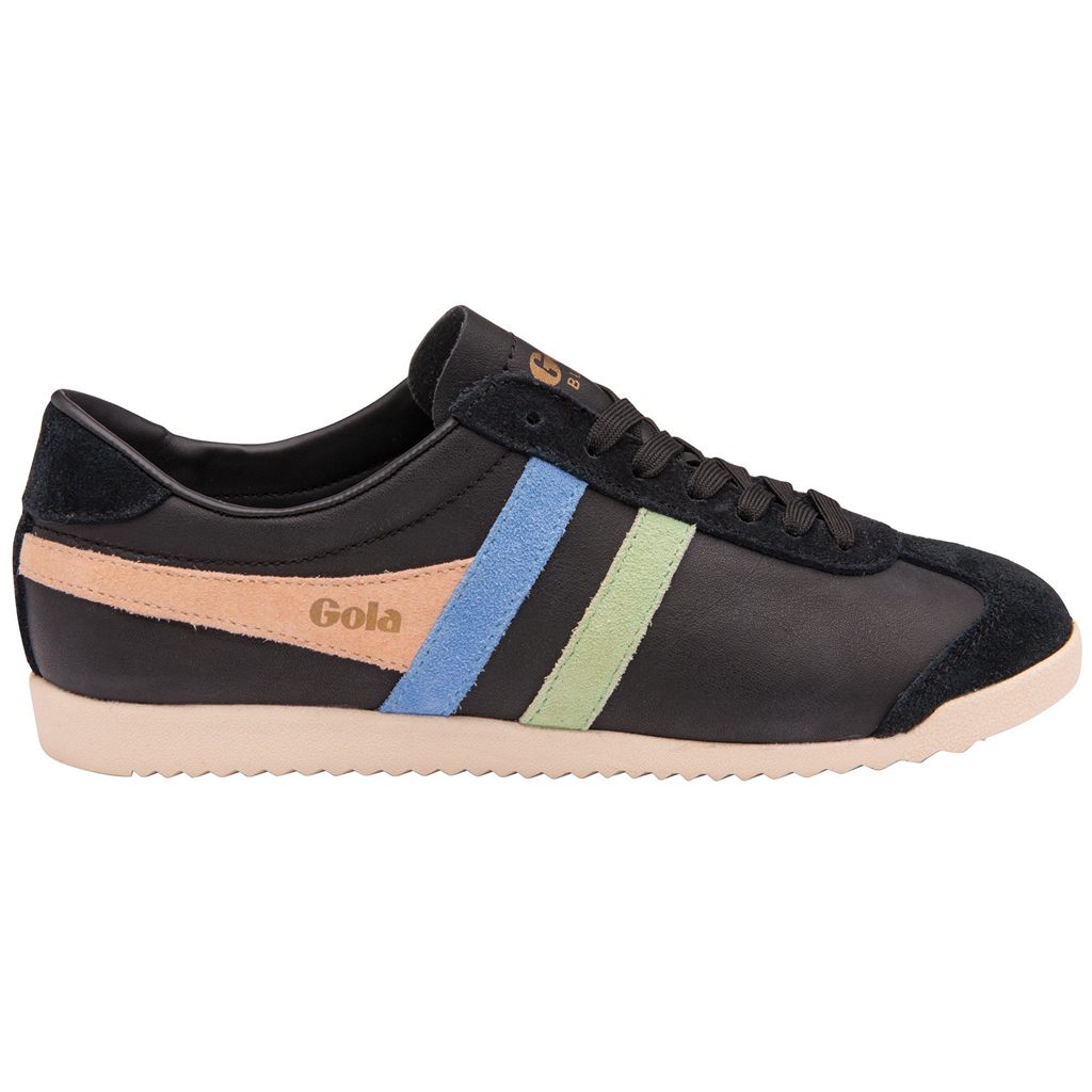 Gola Classics Bullet Trident Sneakers Sort Grøn Blå Danmark | BTSU63024