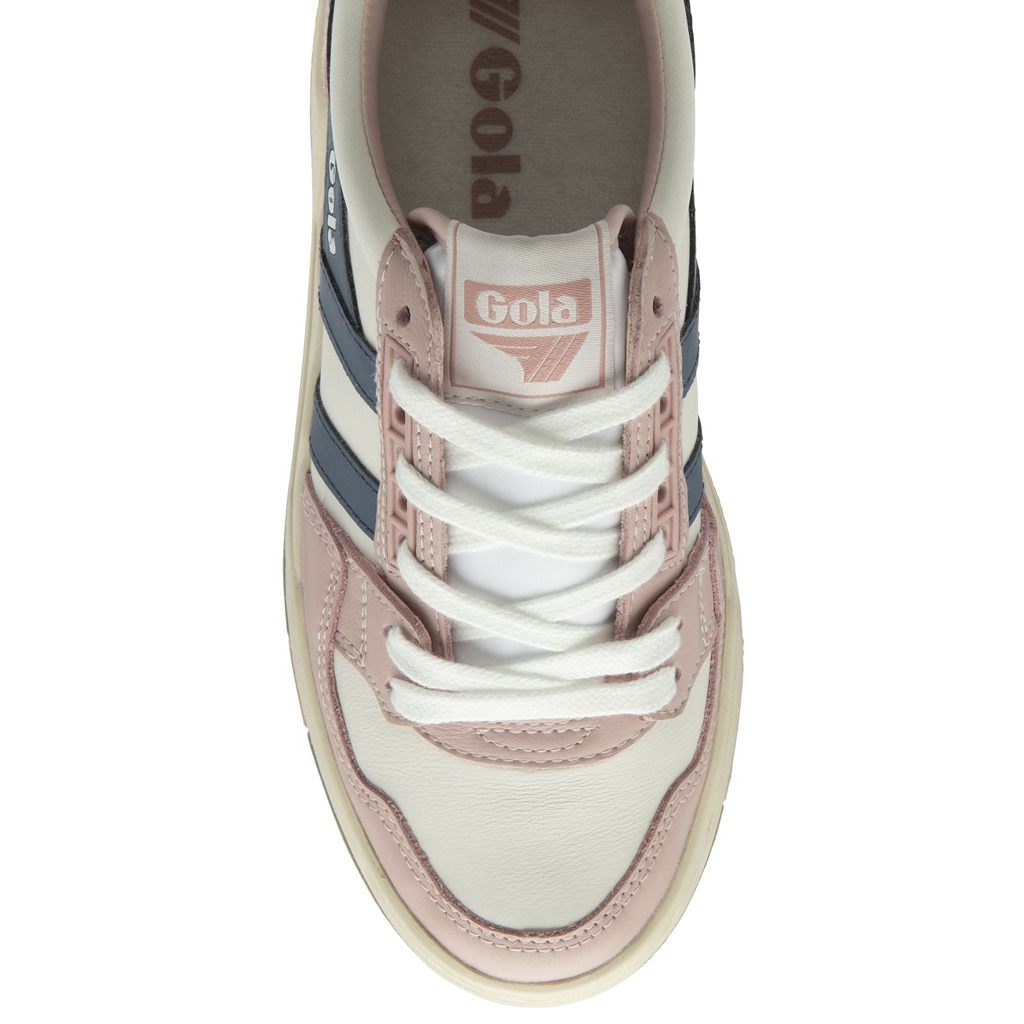 Gola Classics Challenge Sneakers Hvide Lyserød Danmark | ZHSA40879