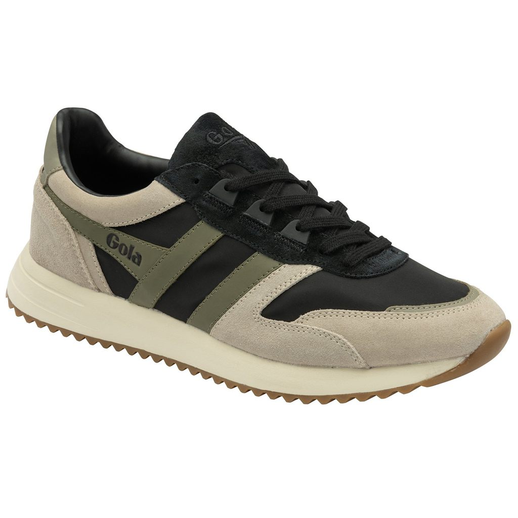 Gola Classics Chicago Sneakers Sort Grå Khaki Danmark | LFPI51783