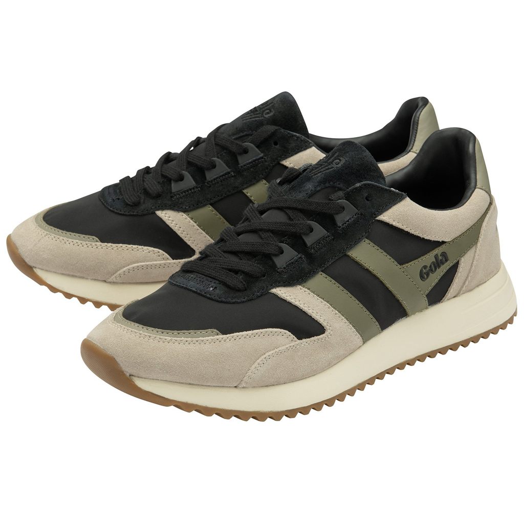 Gola Classics Chicago Sneakers Sort Grå Khaki Danmark | LFPI51783