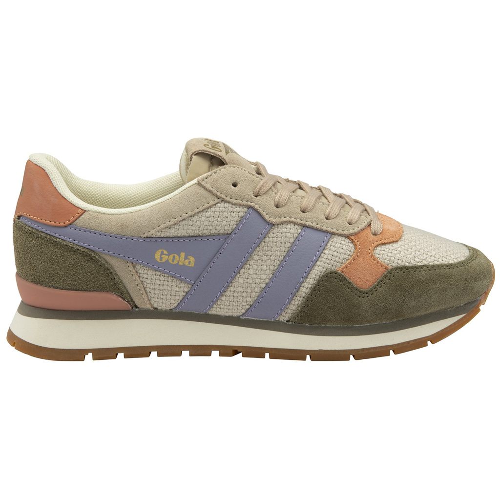 Gola Classics Colorado Sneakers Khaki Lavendel Danmark | AYZF81075