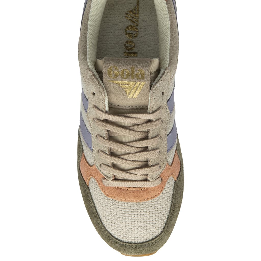 Gola Classics Colorado Sneakers Khaki Lavendel Danmark | AYZF81075