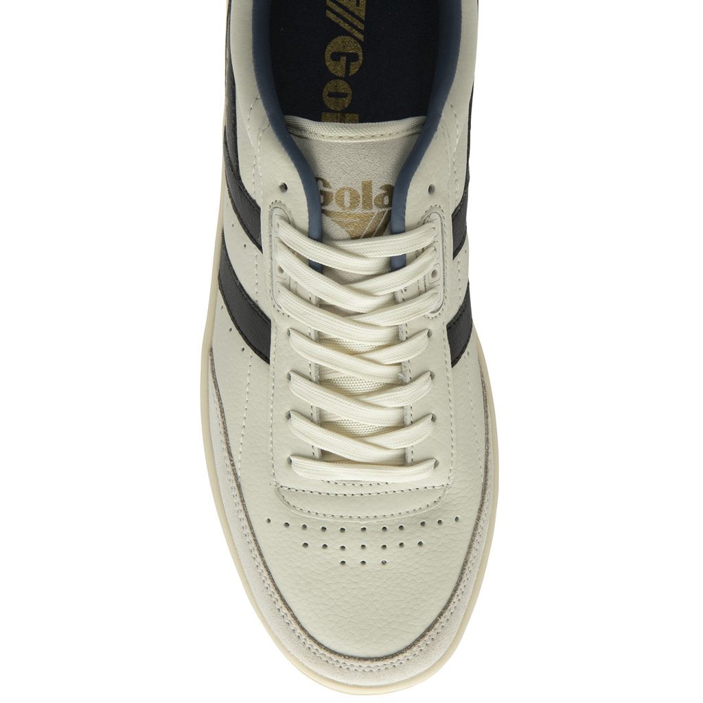 Gola Classics Contact Leather Sneakers Hvide Sort Danmark | LDYI04283
