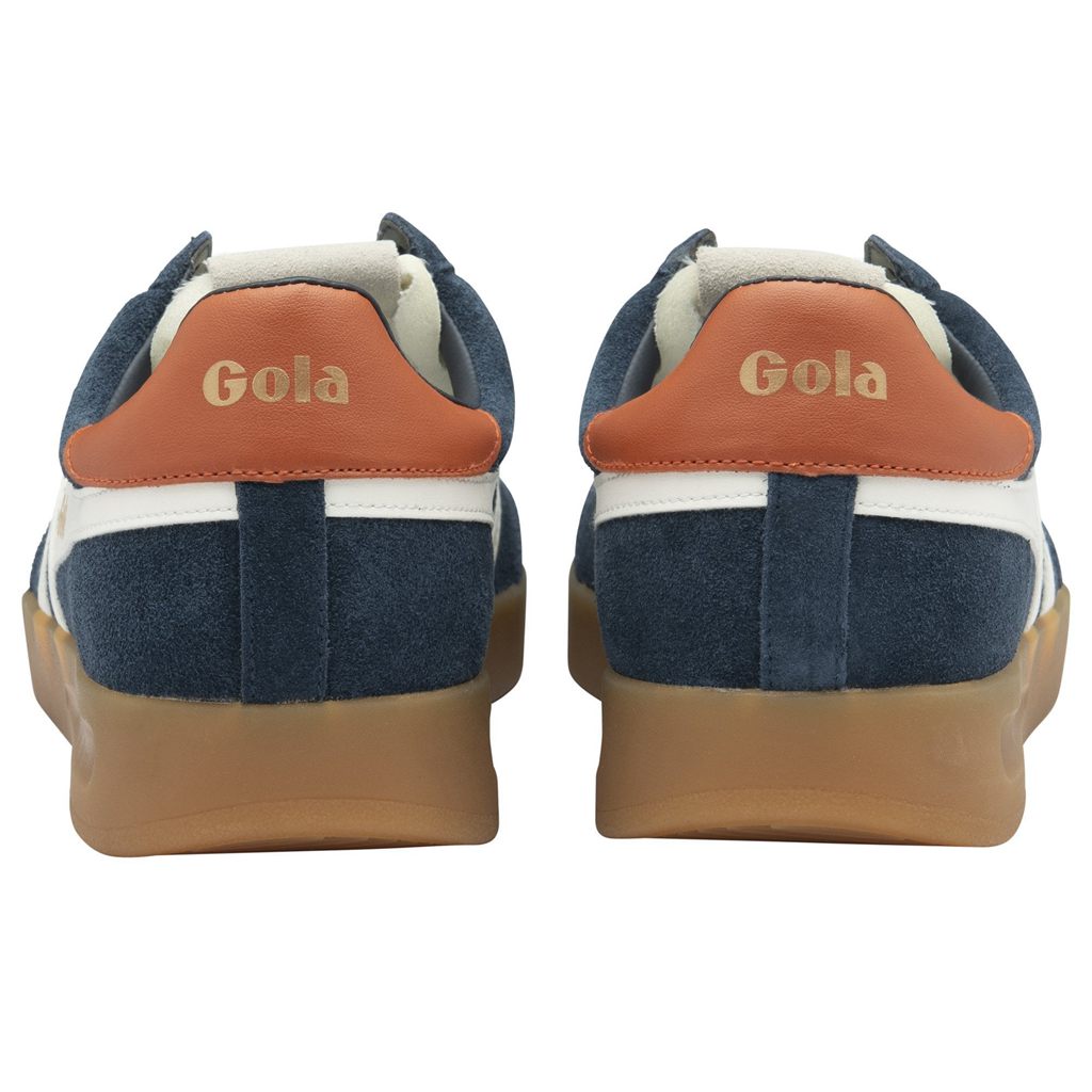 Gola Classics Cyclone Sneakers Mørkeblå Hvide Orange Danmark | RWZS09235
