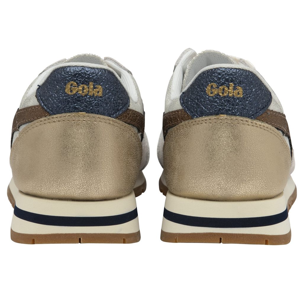Gola Classics Daytona Blaze Sneakers Hvide Kobber Mørkeblå Danmark | KNZH25497