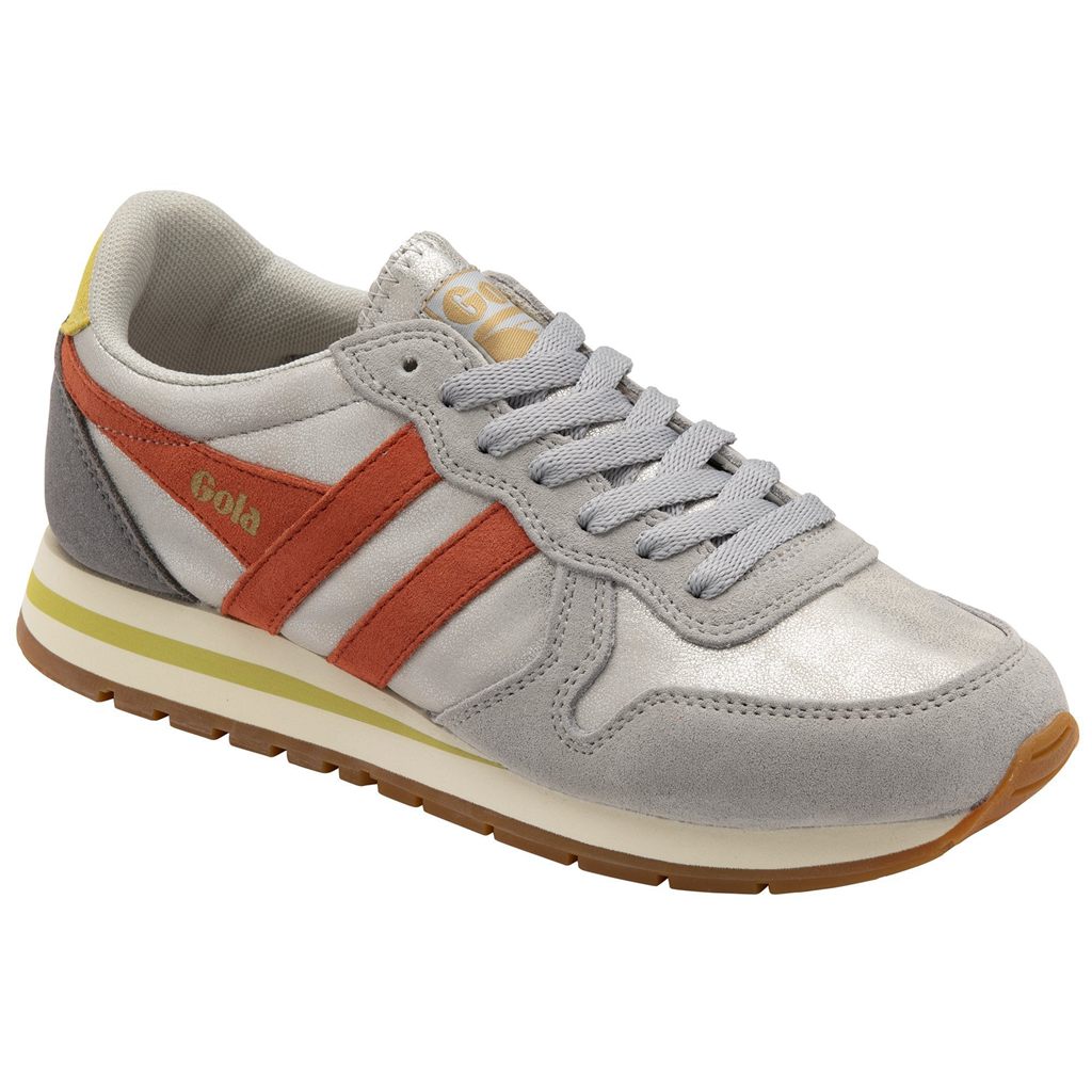 Gola Classics Daytona Blaze Sneakers Sølv Koral Danmark | AXYF68953