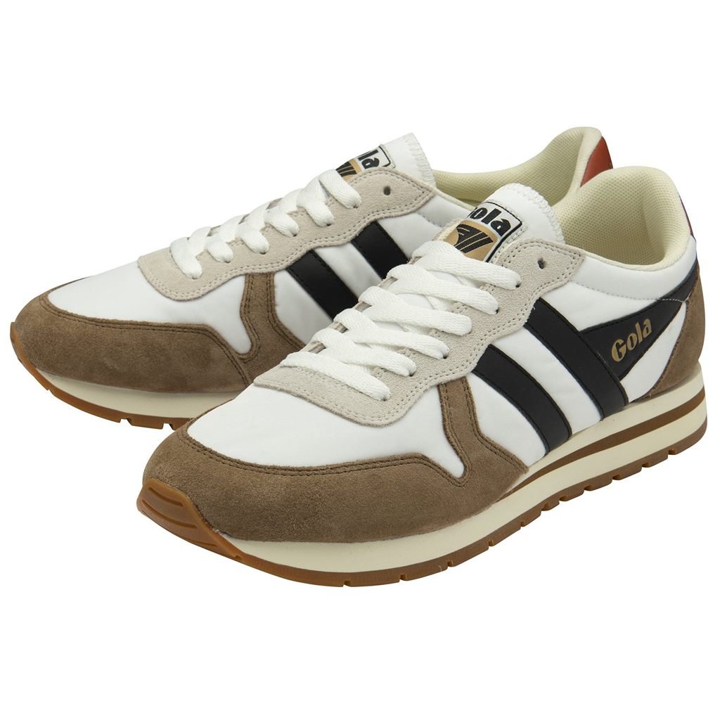 Gola Classics Daytona Chute Sneakers Hvide Sort Danmark | TSGY04359