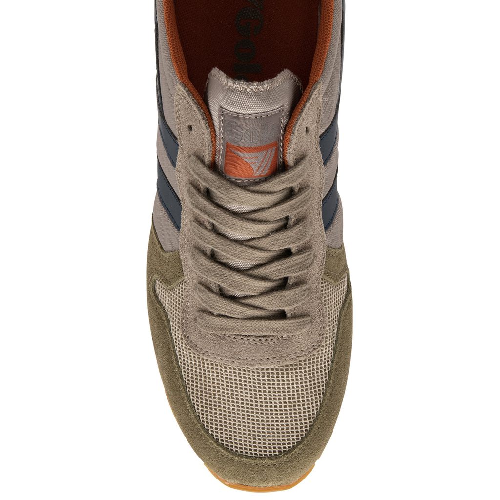 Gola Classics Daytona Sneakers Khaki Mørkeblå Danmark | VHNW21930