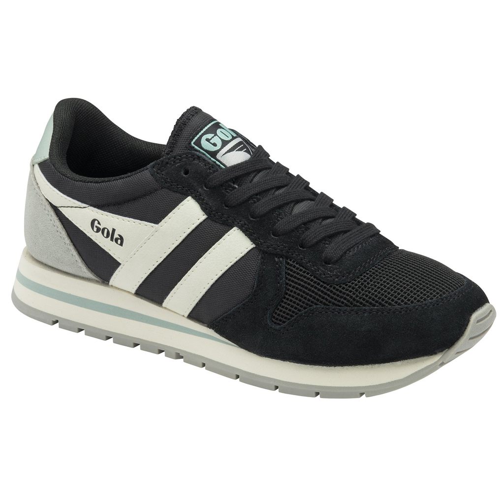 Gola Classics Daytona Sneakers Sort Hvide Danmark | VRYG58270