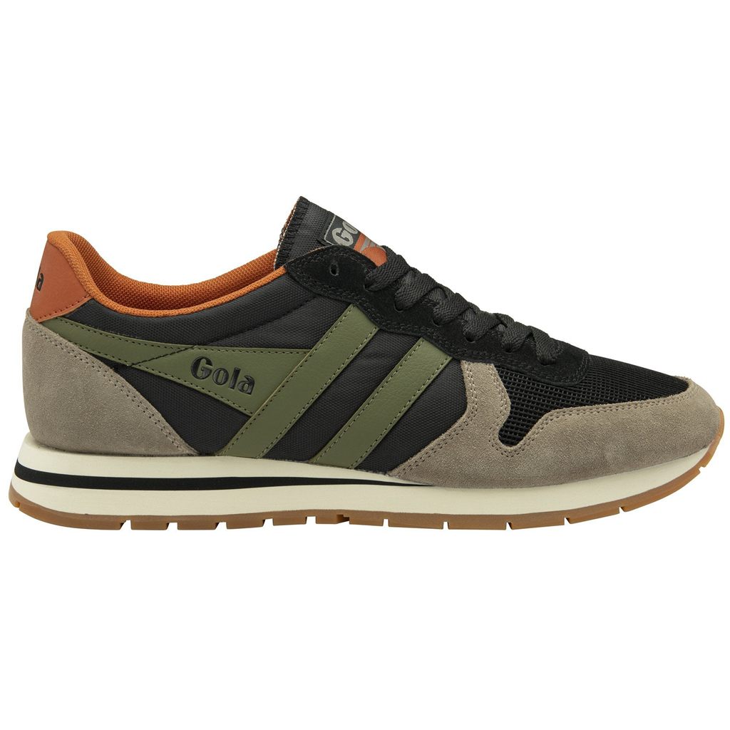Gola Classics Daytona Sneakers Sort Khaki Danmark | SIQA64175