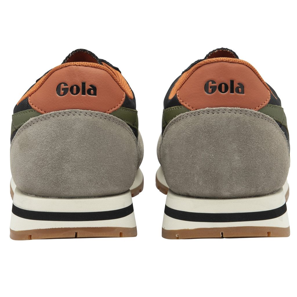 Gola Classics Daytona Sneakers Sort Khaki Danmark | SIQA64175