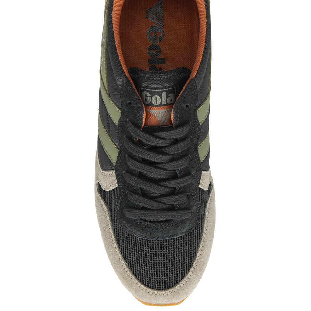 Gola Classics Daytona Sneakers Sort Khaki Danmark | SIQA64175