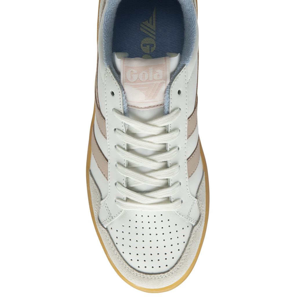 Gola Classics Eagle '86 Sneakers Hvide Lyserød Danmark | QSVE02174