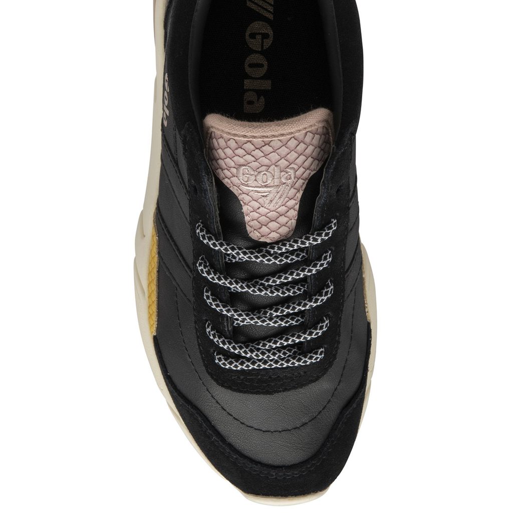 Gola Classics Eclipse Trident Snake Sneakers Sort Lyserød Danmark | NEZD50498