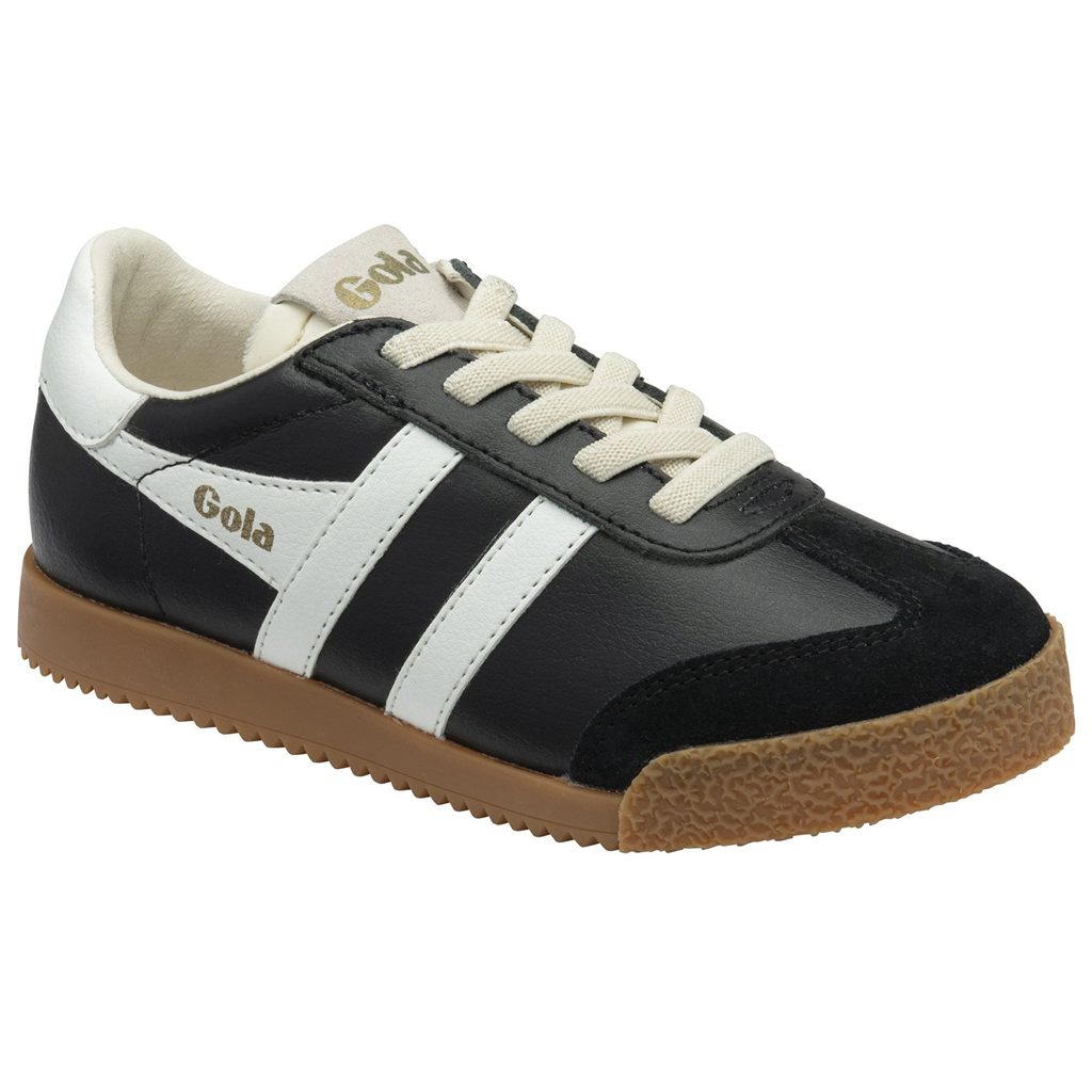 Gola Classics Elan Leather Sneakers Sort Hvide Danmark | VXBG39475