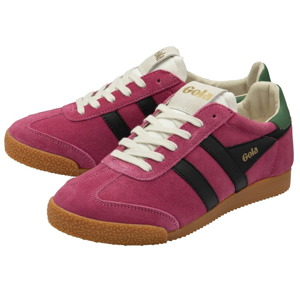 Gola Classics Elan Sneakers Fuchsia Sort Danmark | VBCP32970