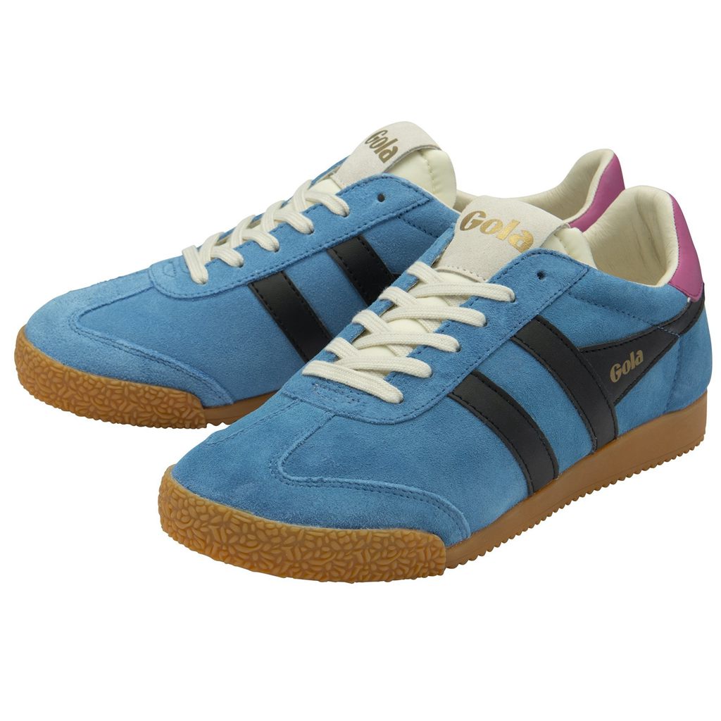 Gola Classics Elan Sneakers Sort Fuchsia Danmark | NHGU07896