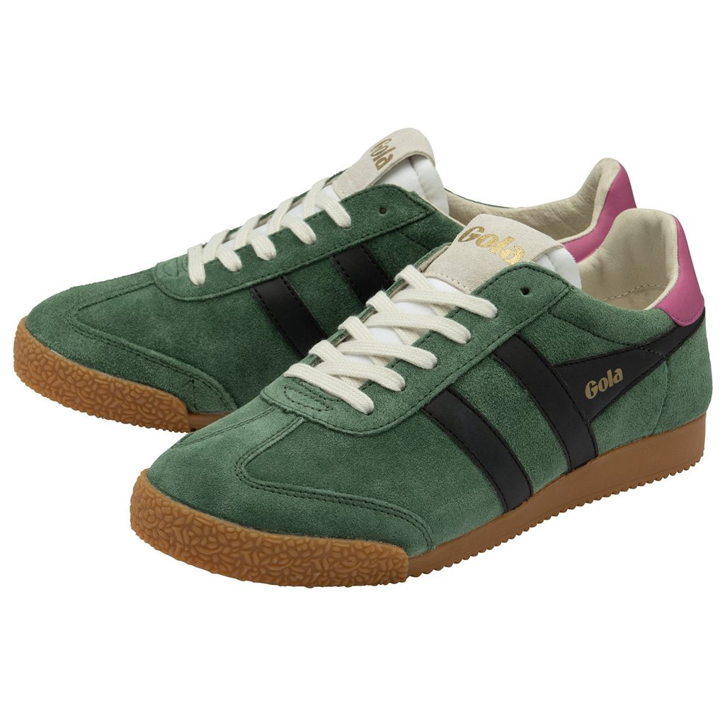 Gola Classics Elan Sneakers Sort Fuchsia Danmark | PHKJ73120