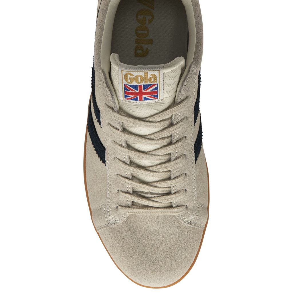 Gola Classics Equipe Suede Sneakers Hvide Blå Danmark | BOCD57213