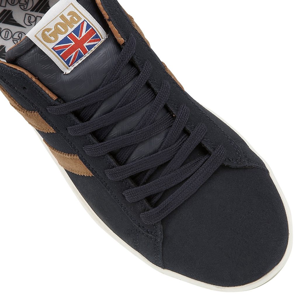 Gola Classics Equipe Suede Sneakers Mørkeblå Danmark | FICX35720