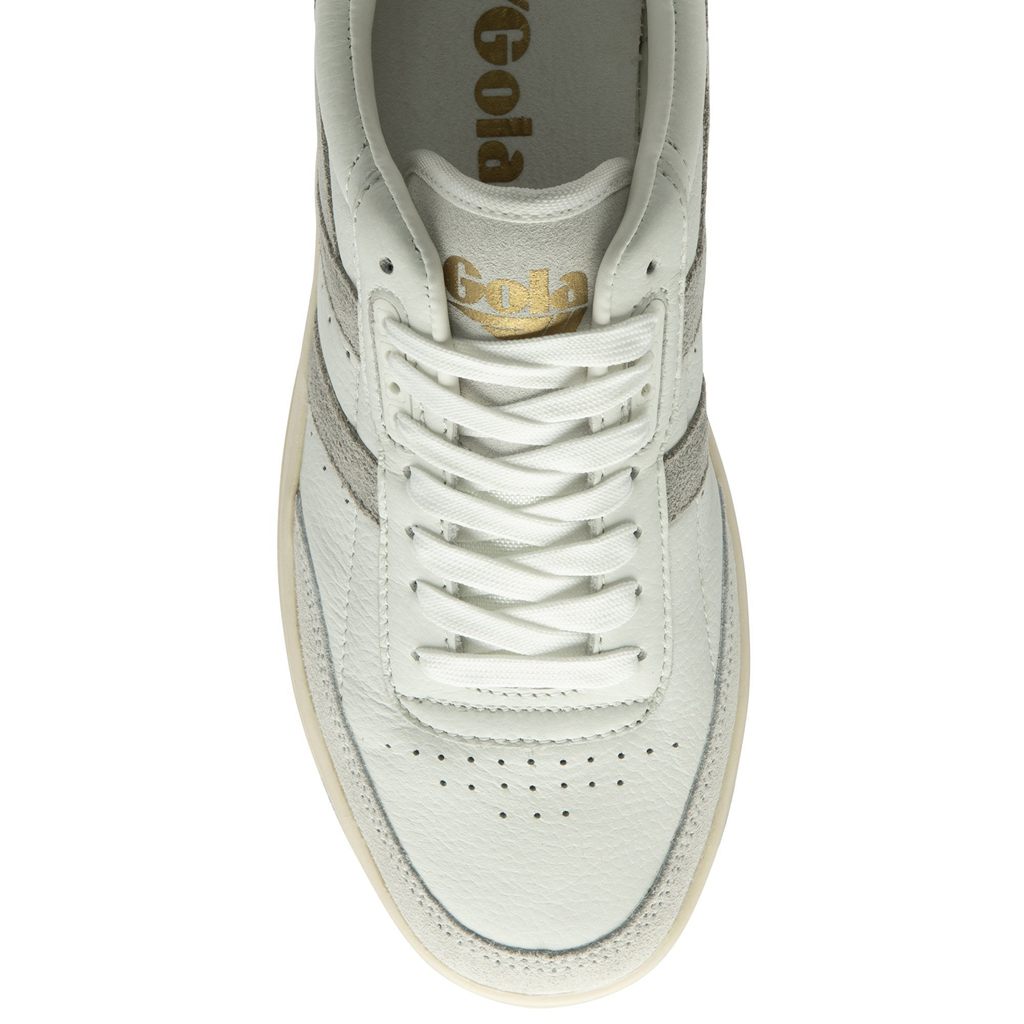 Gola Classics Falcon Sneakers Hvide Lysegrå Lavendel Danmark | DOPH59107