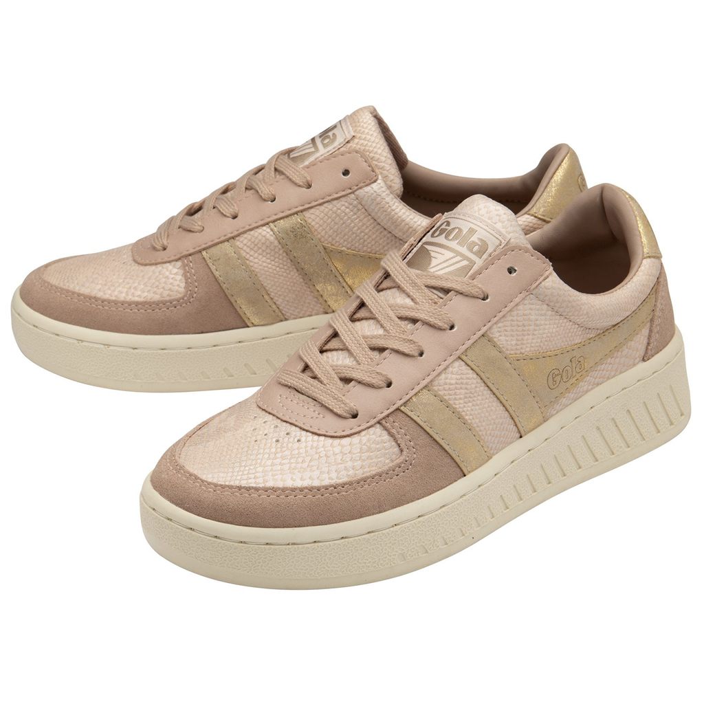 Gola Classics Grandslam Lizard Sneakers Lyserød Guld Danmark | JVQR37189