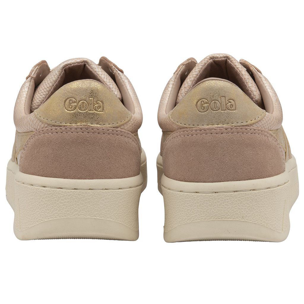Gola Classics Grandslam Lizard Sneakers Lyserød Guld Danmark | JVQR37189