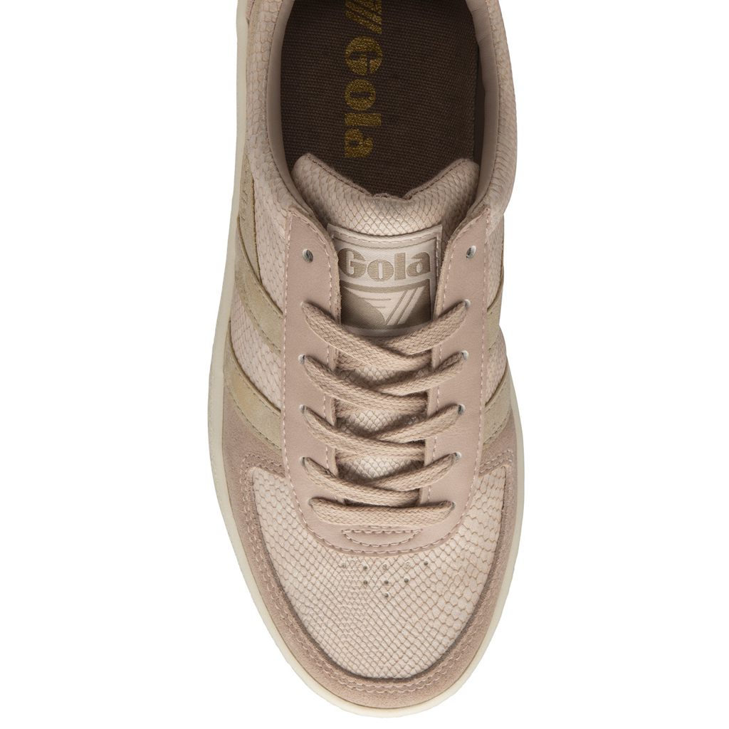 Gola Classics Grandslam Lizard Sneakers Lyserød Guld Danmark | JVQR37189
