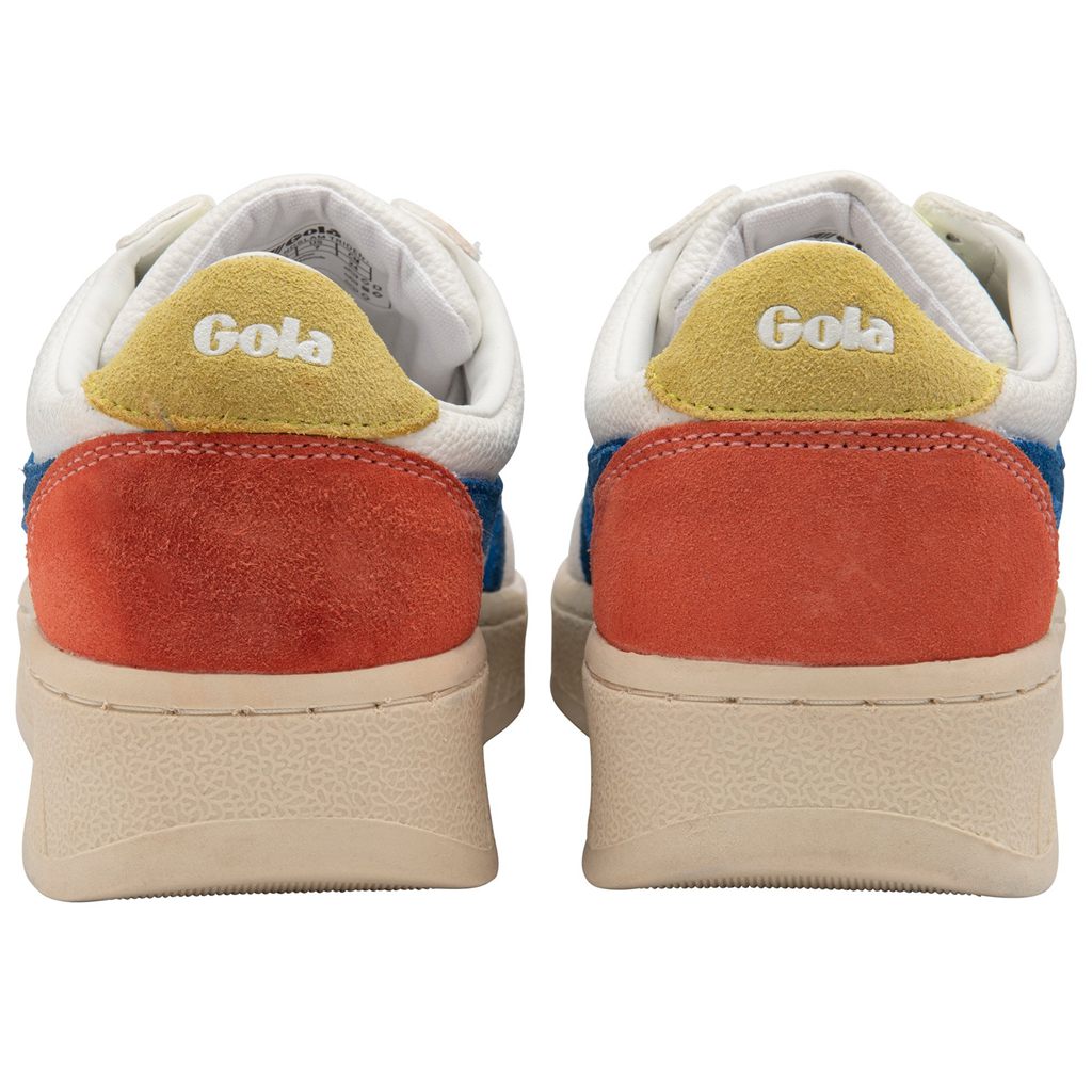 Gola Classics Grandslam Trident Sneakers Hvide Blå Danmark | RTWL78516