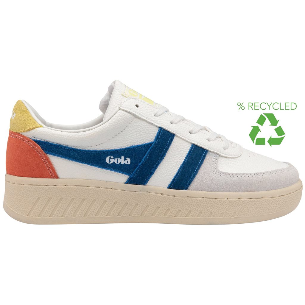 Gola Classics Grandslam Trident Sneakers Hvide Blå Danmark | RTWL78516