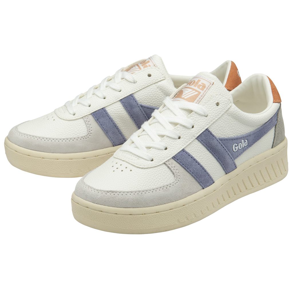 Gola Classics Grandslam Trident Sneakers Hvide Lavendel Danmark | HNEQ89730