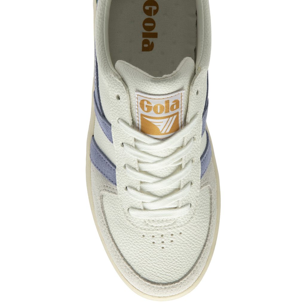 Gola Classics Grandslam Trident Sneakers Hvide Lavendel Danmark | VTLO46251