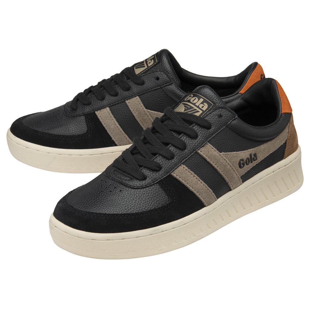 Gola Classics Grandslam Trident Sneakers Sort Orange Danmark | PQAG35892