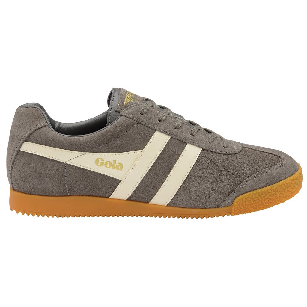 Gola Classics Harrier Suede Sneakers Ash Ecru Danmark | SYKP72408