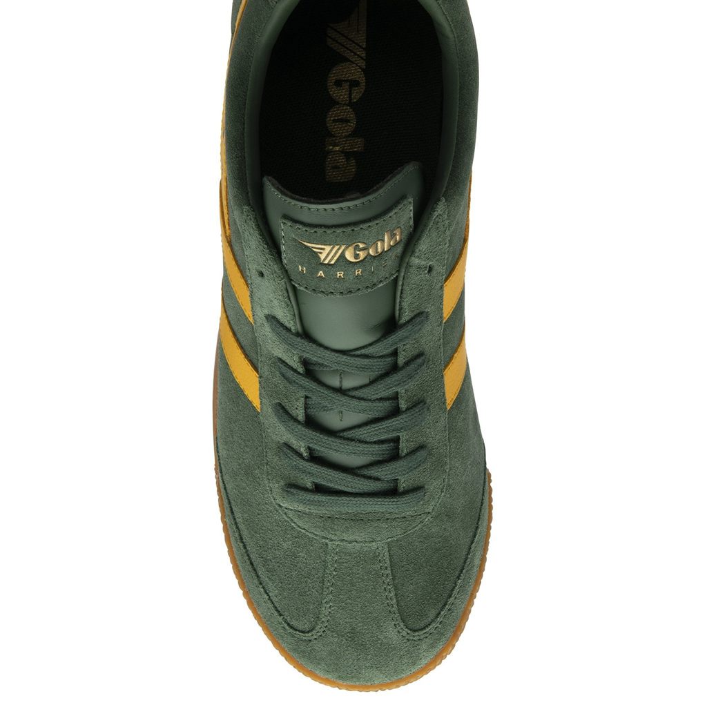 Gola Classics Harrier Suede Sneakers Evergreen Sun Danmark | TZMN60928