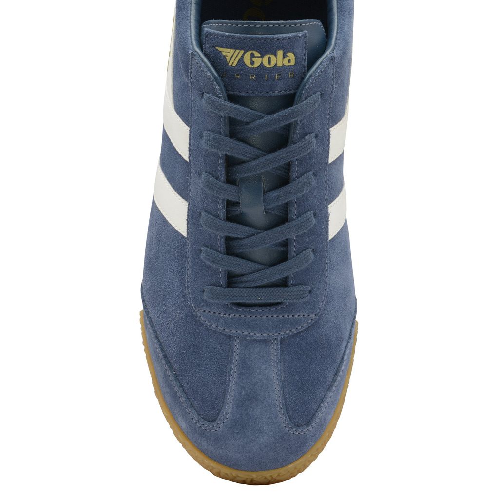 Gola Classics Harrier Suede Sneakers Hvide Danmark | VEOR14832